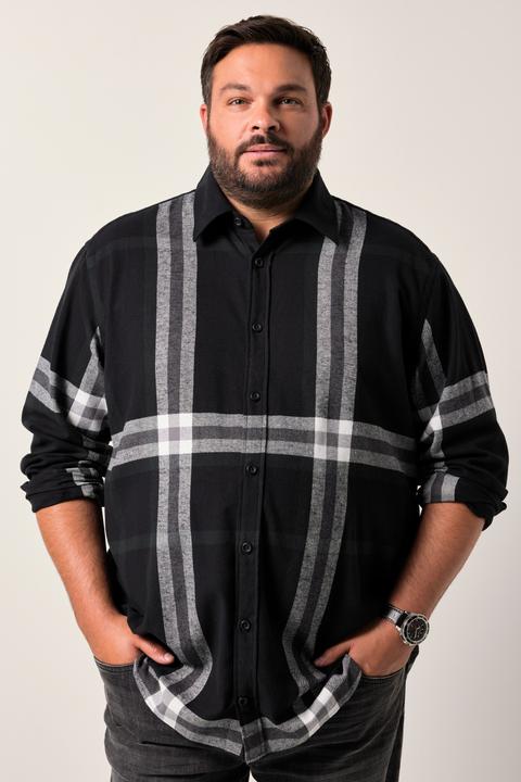Produktbild Men+ Karo-Flanellhemd, Langarm, Kentkragen, Comfort Fit (4XL)