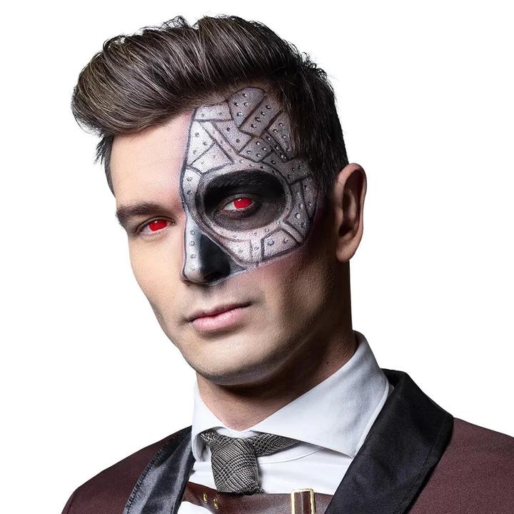 Actual product image Boland Contact lenses Cyborg: weekly lenses (Red)