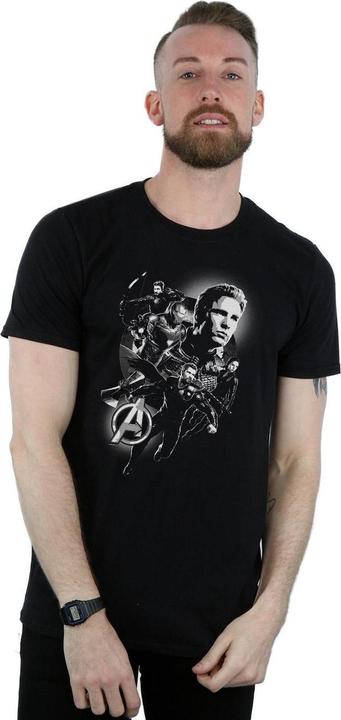 Image du produit - T-shirt AVENGERS ENDGAME MONO HEROES - Homme (S)