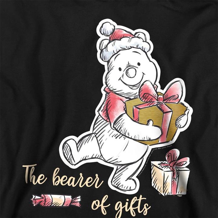 Produktbild Winnie the Pooh The Bearer Of Christmas Gifts Kapuzenpullover meliert (128)