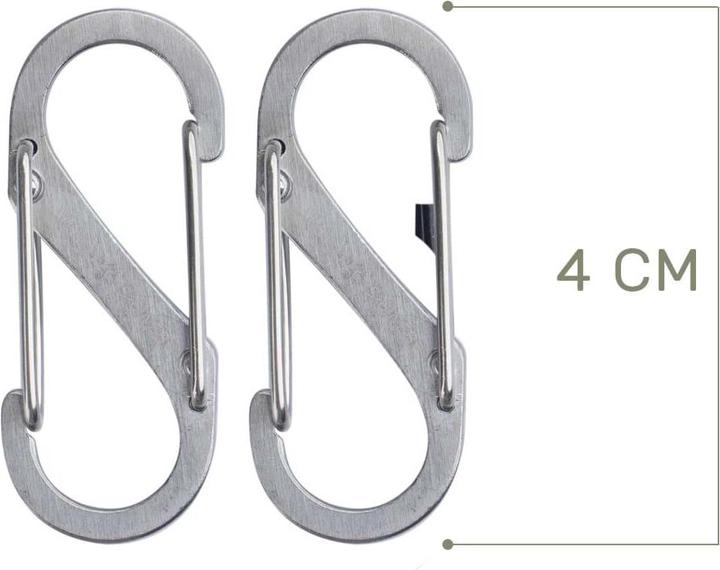 Actual product image Nite Ize Metal S-Biner #1 Set of 2