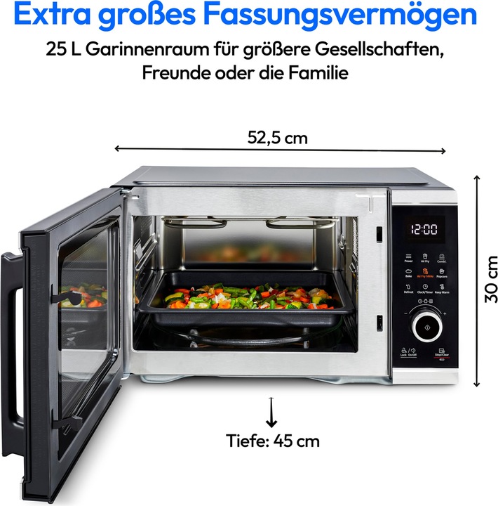 Immagine prodotto Medion MD 11499 Microonde con grill e friggitrice 25L (25 l)