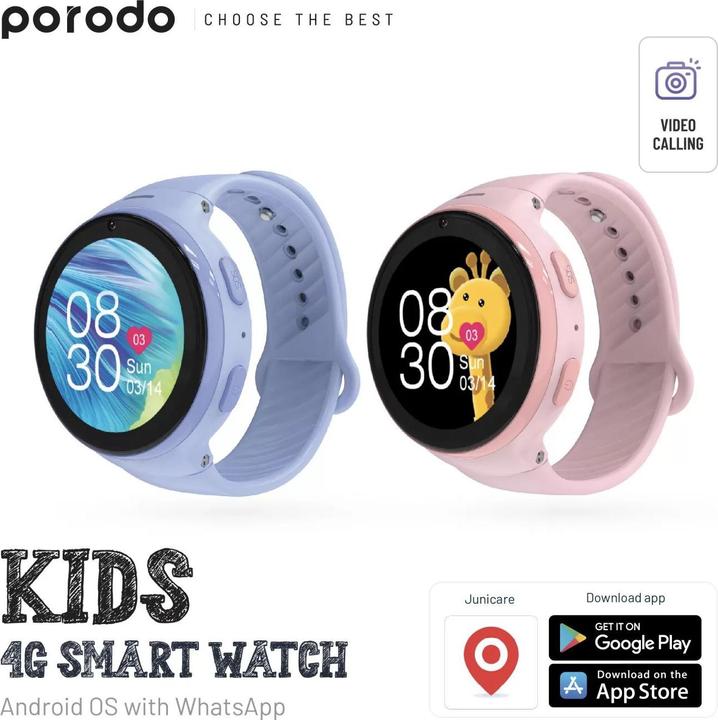 Produktbild Porodo Kids Smart Watch (42.20 mm, 4G)