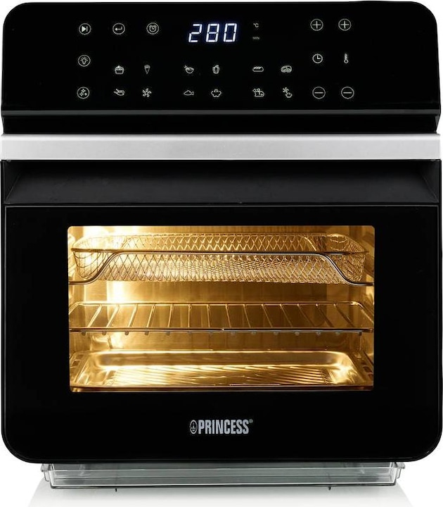 Immagine prodotto Princess 01.182085.01.001 Friggitrice ad aria calda 1550W Preselezione temperatura, funzione timer, radio ad