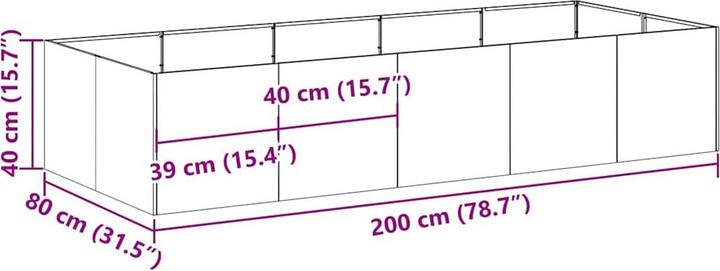 Produktbild vidaXL Pflanzkübel