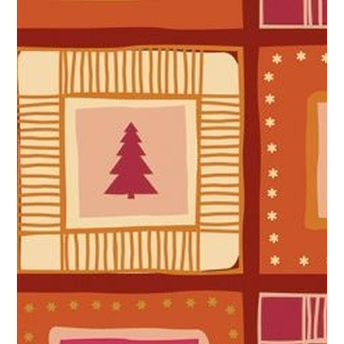 Ursus, Bastelpapier, Transparentpapier 115 g/qm A4 VE=25 Blatt Winterzauber orange/rot Motiv 1 (115 g/m², 25 x)