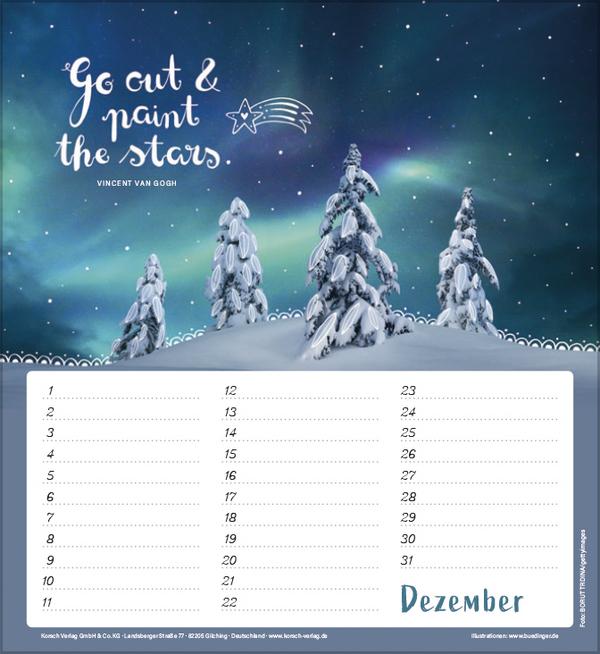 Produktbild Geburtstagskalender Im herzen barfuss