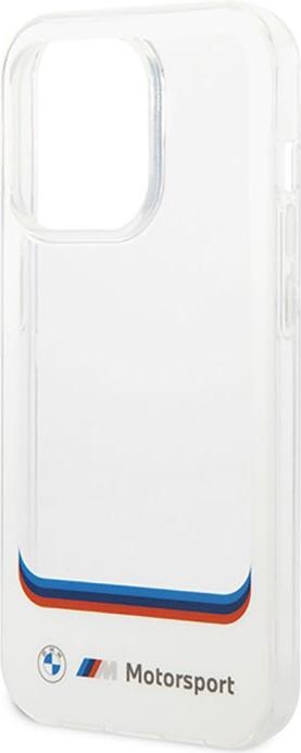 Productafbeelding BMW Hoesje BMHCP14X22HMCH iPhone 14 Pro Max 6,7" biały/wit Transparant Centrum (Apple iPhone 14 Pro Max)
