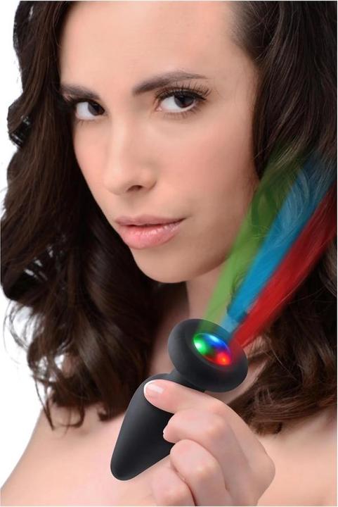 Produktbild XR Brands Silicone Light-Up Anal Plug - Large