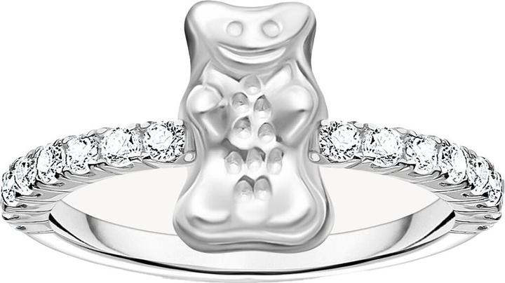 Produktbild Thomas Sabo Ring mit HARIBO Goldbär und Steinen Silber (56, 925 Silber)