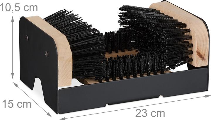 Actual product image Relaxdays Schuhabstreifer mit Rundum-Bürsten
