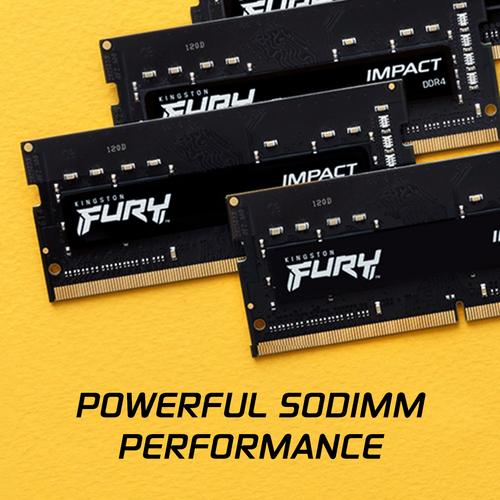 Actual product image Kingston FURY Impact (2 x 8GB, 3200 MHz, DDR4-RAM, SO-DIMM)