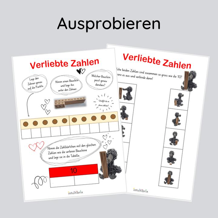 Actual product image Intuitibrix Tasks for the enamoured numbers