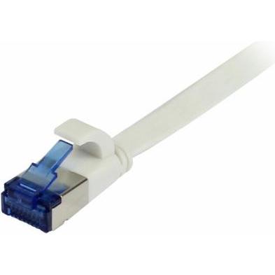 Thumbnail - Synergy 21 Kabel Patch-RJ45 U/FTP 500Mhz 2.0m CAT6A flach *weiss* AWG32 (U/FTP, CAT6a, 2 m), Netzwerkkabel