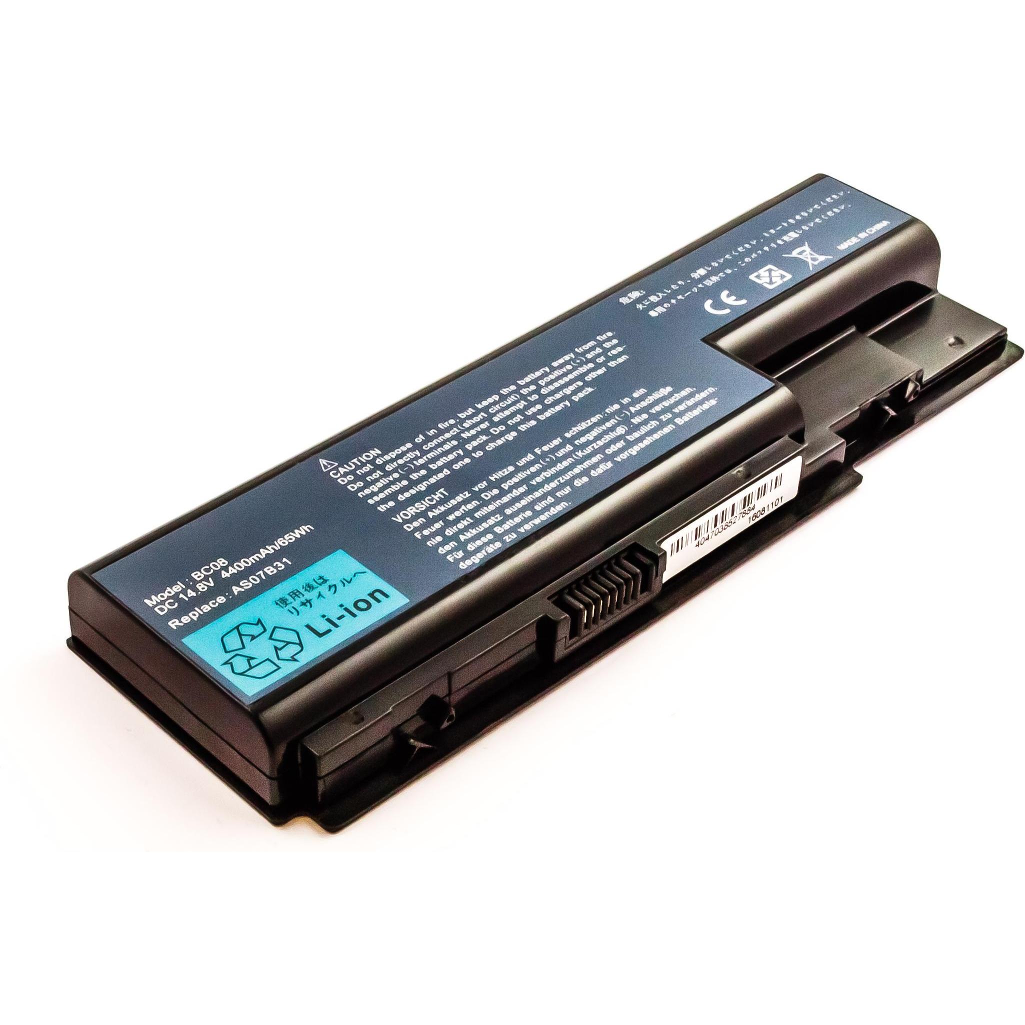 Thumbnail - AGI 45749 - Batterie/Akku (4400 mAh), Notebook Akku, Schwarz
