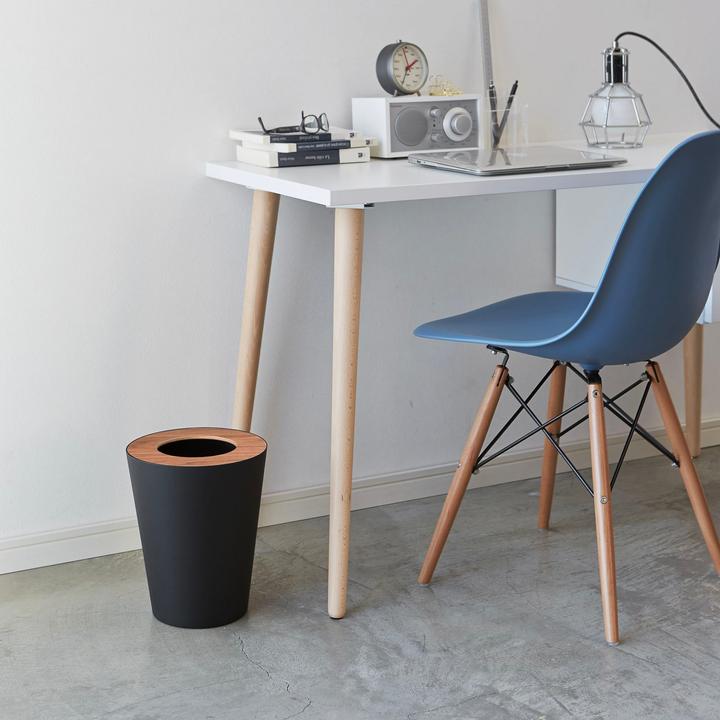 Actual product image Yamazaki Round wastepaper basket RIN (1.30 l)