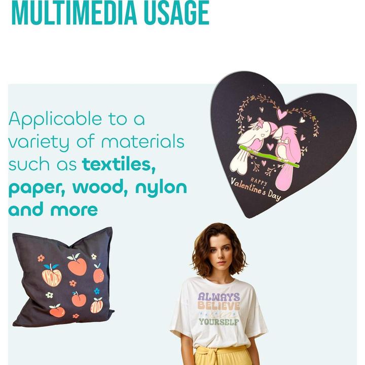 Produktbild Poli-tape Aufbügelfolie Pastel A4, mehrfarbig, 5 Stück