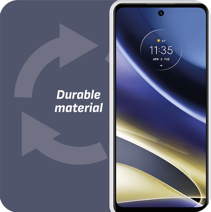 Produktbild Cazy Silikon Hülle Kompatibel mit Motorola Moto G51 5G - Soft TPU Schutz - Transparant (Motorola Moto G51 5G)