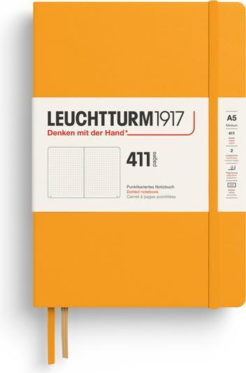 Leuchtturm1917 Notizbuch 411 A5 Medium Hardcover Rising Sun (14.8 x 21 cm, Pointillés, Couverture rigide)