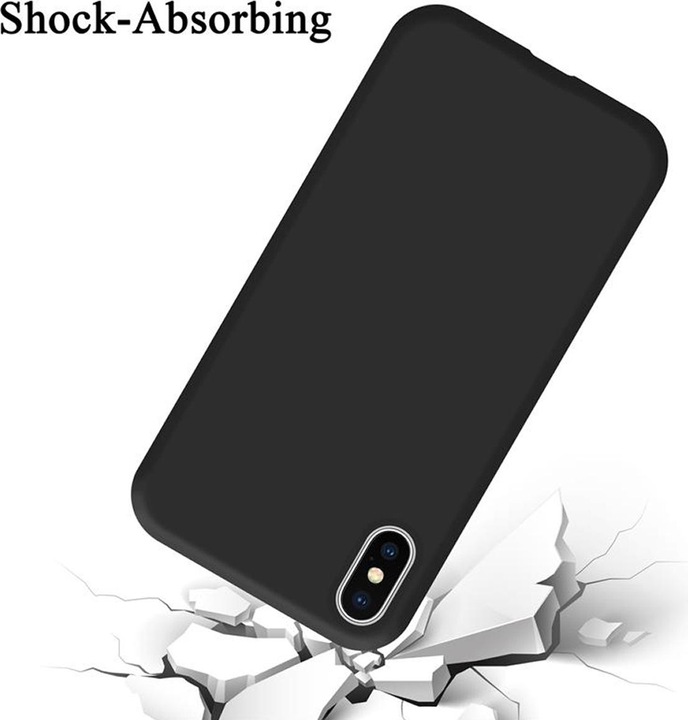 Actual product image Cadorabo TPU Liquid Silicone Case Cover (Apple iPhone XS Max)