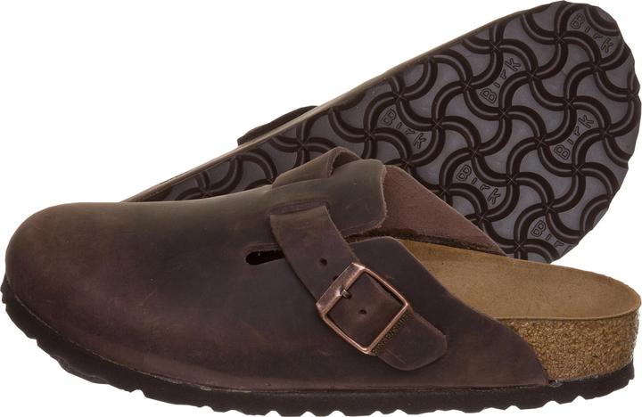 Birkenstock Boston Nubukleder geölt Schmal