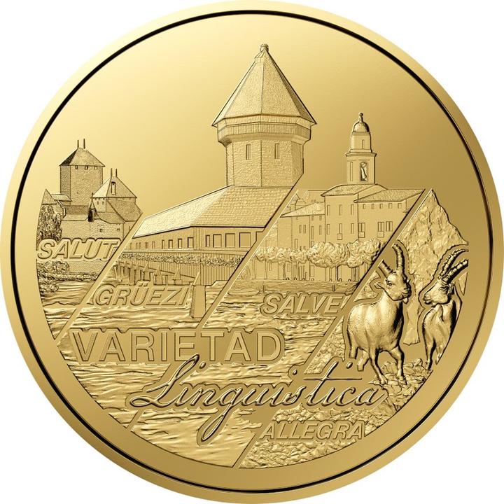 Swissmint Gold "Swiss linguistic diversity" - PP (2023)