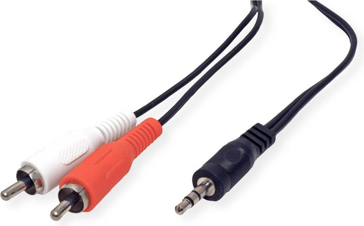 Image du produit Value Prise stéréo - 2x cinch (1.50 m, Jack 3,5 mm (AUX), RCA)