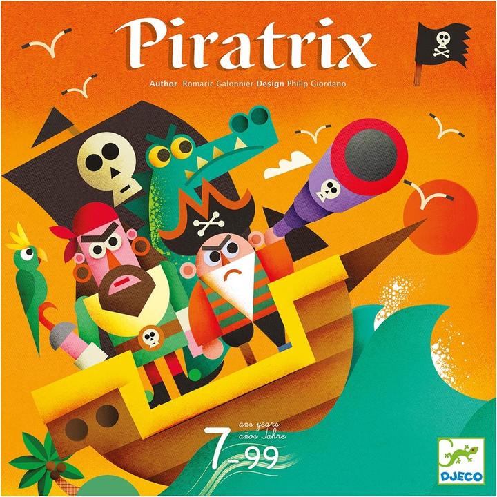Produktbild Djeco Piratrix (Deutsch, Englisch, Finnisch, Französisch, Italienisch, Niederländisch, Portugiesisch, Russisch, Schwedisch, Spanisch)