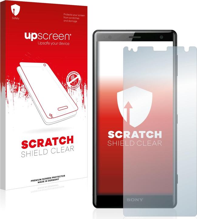Produktbild upscreen Schutzfolie Displayschutz Displayschutzfolie Folie Klar Transparent (1 Stk., Sony Xperia XZ2)
