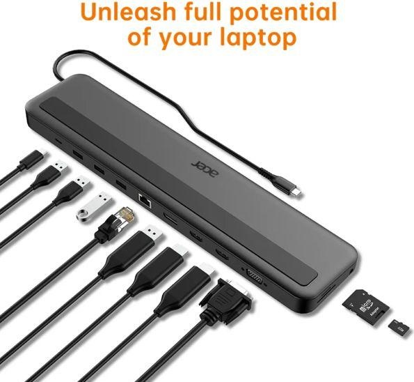 Actual product image Acer HP.DSCAB.015 (USB-C, 13 Ports)