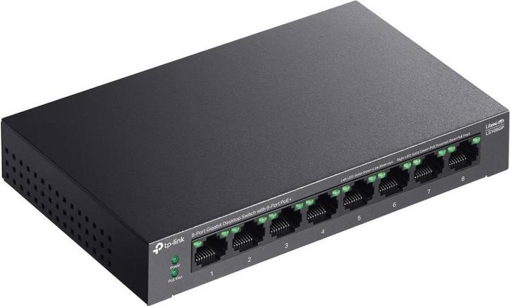 Actual product image TP-Link LS108GP (8 Ports)