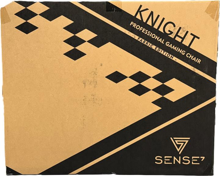 Actual product image Sense Knight fabric black-red
