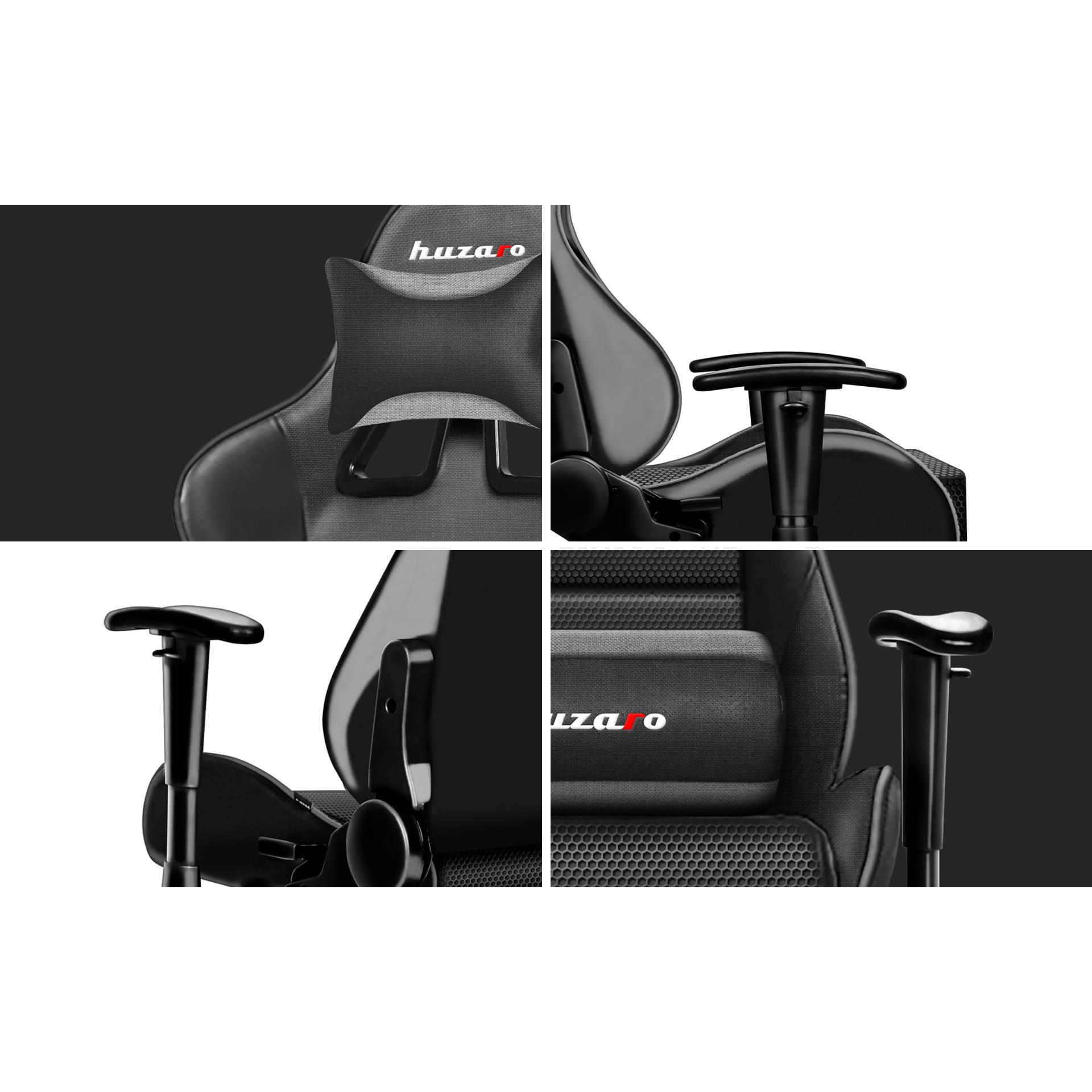 Thumbnail - Huzaro Force 6.2 Mesh, Gaming Stuhl, Schwarz