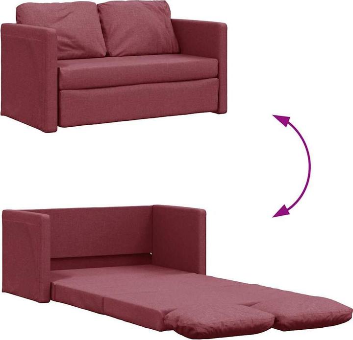 Actual product image vidaXL Bodensofa mit Schlaffunktion (2 person sofa)