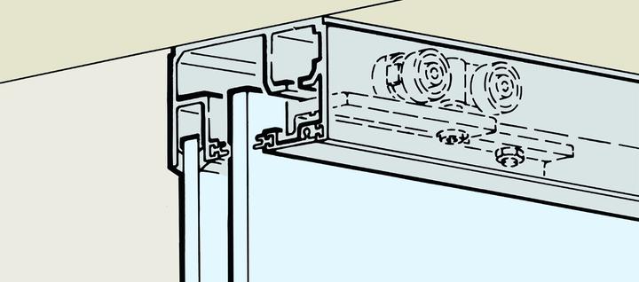 Actual product image HAWA Sliding door fittings -PORTA 100 GW / GWF