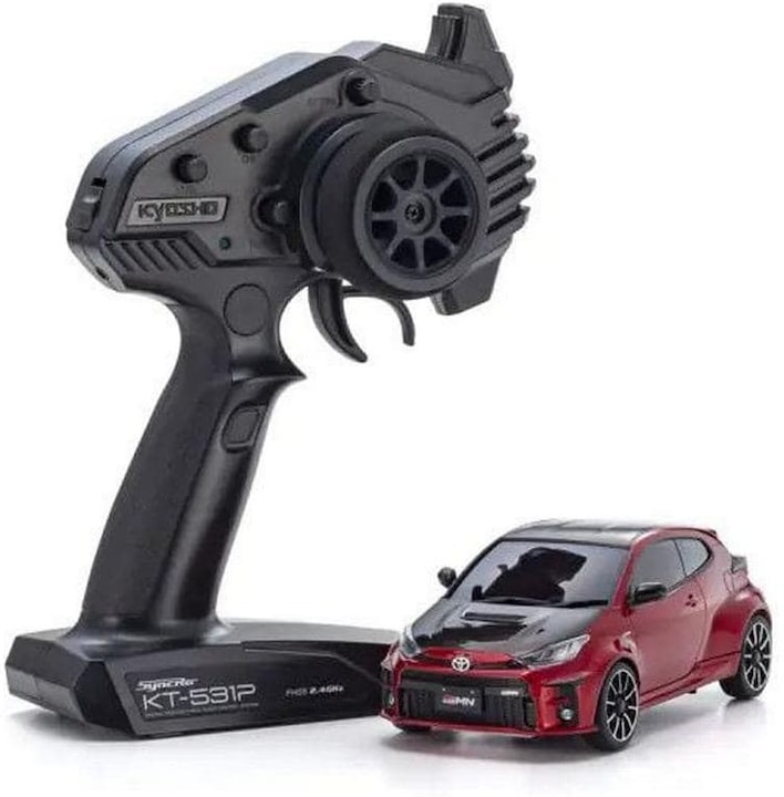 Produktbild Kyosho Mini-Z MA020 Toyota GRMN Yaris Rally Rot, ARTR (ARR Almost-Ready-to-Race)