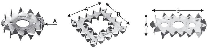 Actual product image Bulldog Wood connector (Log connectors, 1 pcs.)