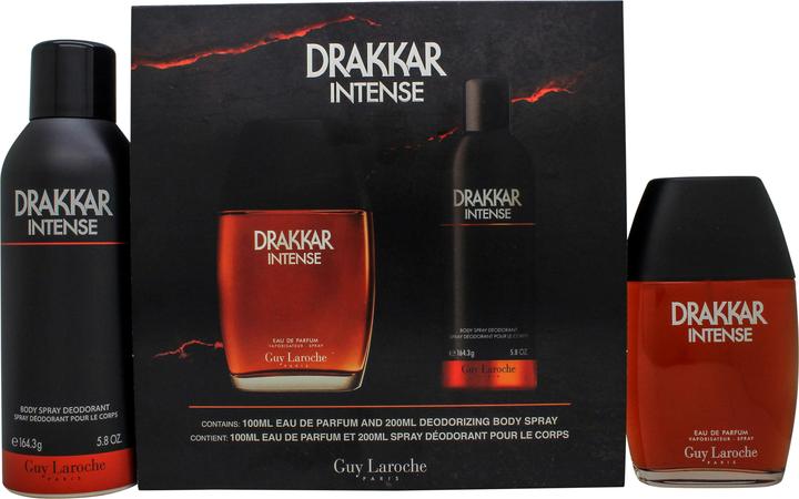 Actual product image Guy Laroche DRAKKAR NOIR INTENSE EDP100+DEO SPRAY200 (Eau de parfum)