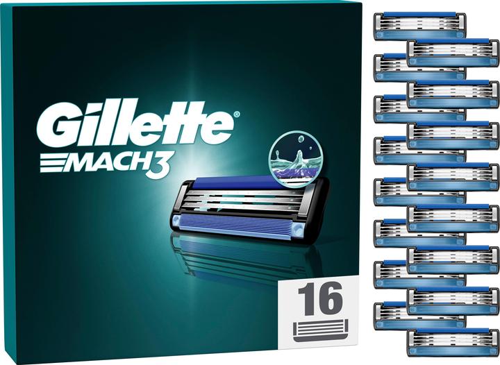 Gillette Rasoio da uomo Mach3 16ml (16 x)