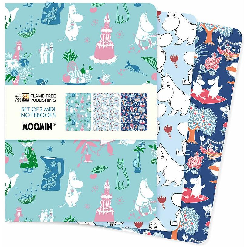 Moomin Classics Set of 3 Midi Notebooks, Sachbücher