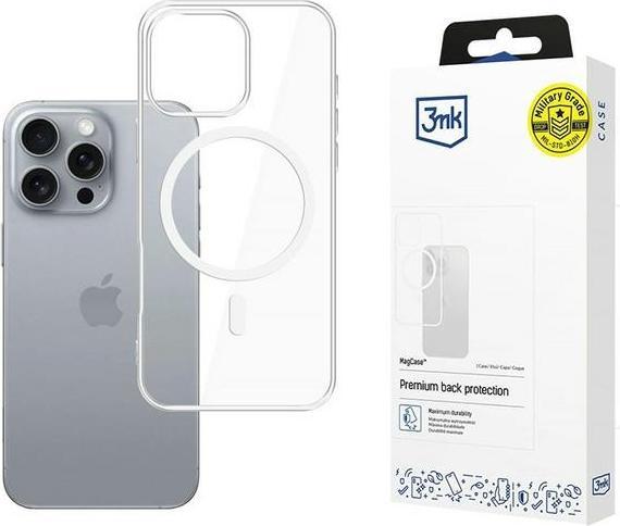 Produktbild 3MK MagCase iPhone 16 Pro Max przezroczysty/clear kompatybilne z MagSafe (Apple iPhone 16 Pro Max)