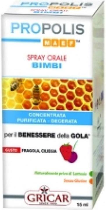 Gricar Chemical Propolis Spray 15ml Oral Bimbi Kind (15 ml)