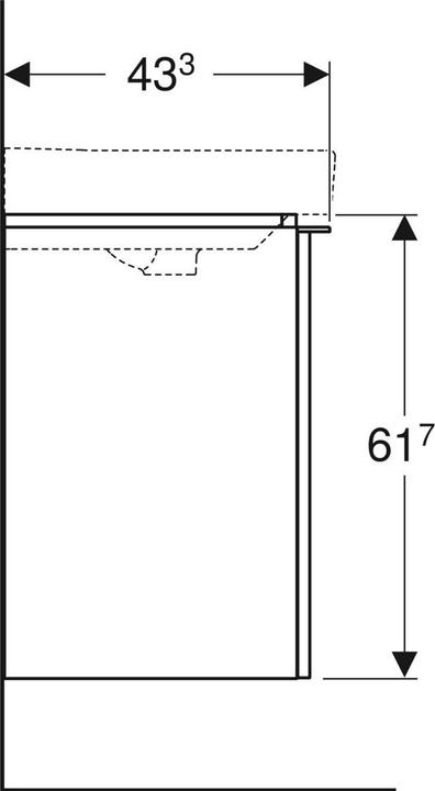 Produktbild Geberit 500.366.JK.1 (53.5 x 43.5 x 62 cm)