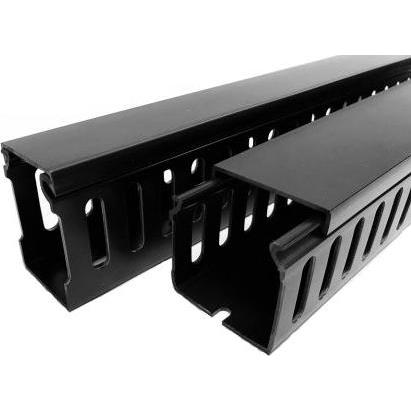 Rs Pro, Leitungsführung, Verdrahtungskanal Schwarz, 80 mm x 60mm, Lä (200 cm)