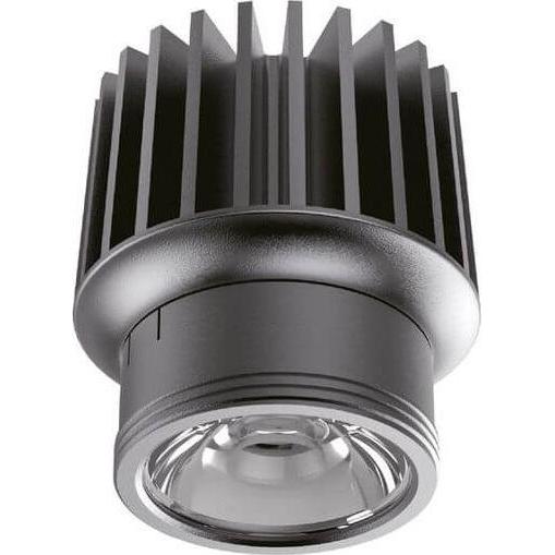 Ideal lux, Wandleuchte + Deckenleuchte, DYNAMIC LED Einbauleuchte 15W ⌀65mm Schwarz warmweiss 208589 (1550 lm)