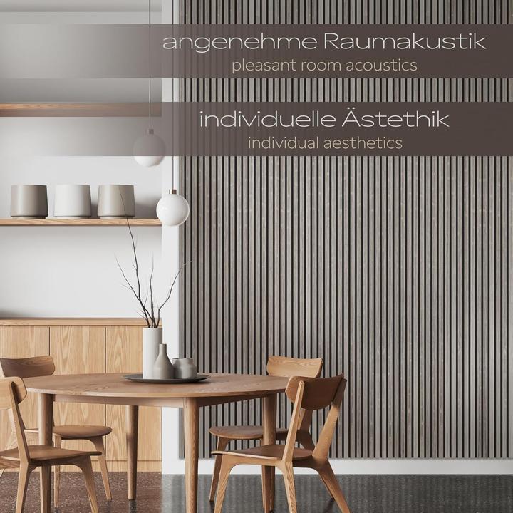 Immagine prodotto Hexim Akustikpaneele Set schalldämmend (6 Paneele) (4.98 m², 60 x 138.50 cm)