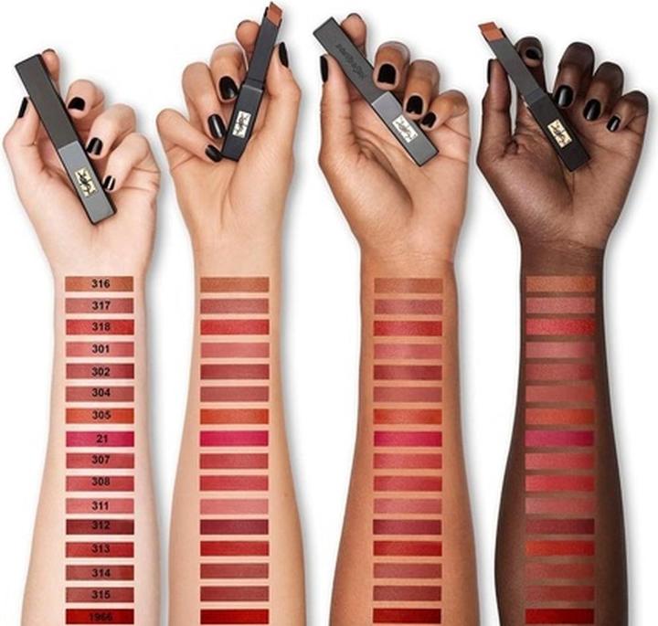 Actual product image Yves Saint Laurent The Slim Velvet Radical 316 (No. 316 - Vibe in Amber)