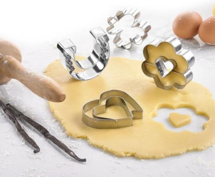 Productafbeelding Westmark Set koekjesvormpjes "Geluk & Liefde", 4 stuks.