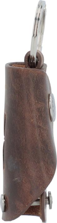 Actual product image Greenburry Vintage leather keyring pendant 7 cm