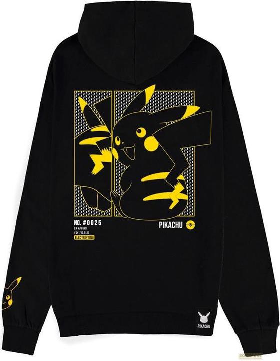 Immagine prodotto Difuzed Giacca con cappuccio Pokemon Pikachu Electrifying Line-art Taglia XL (XL)
